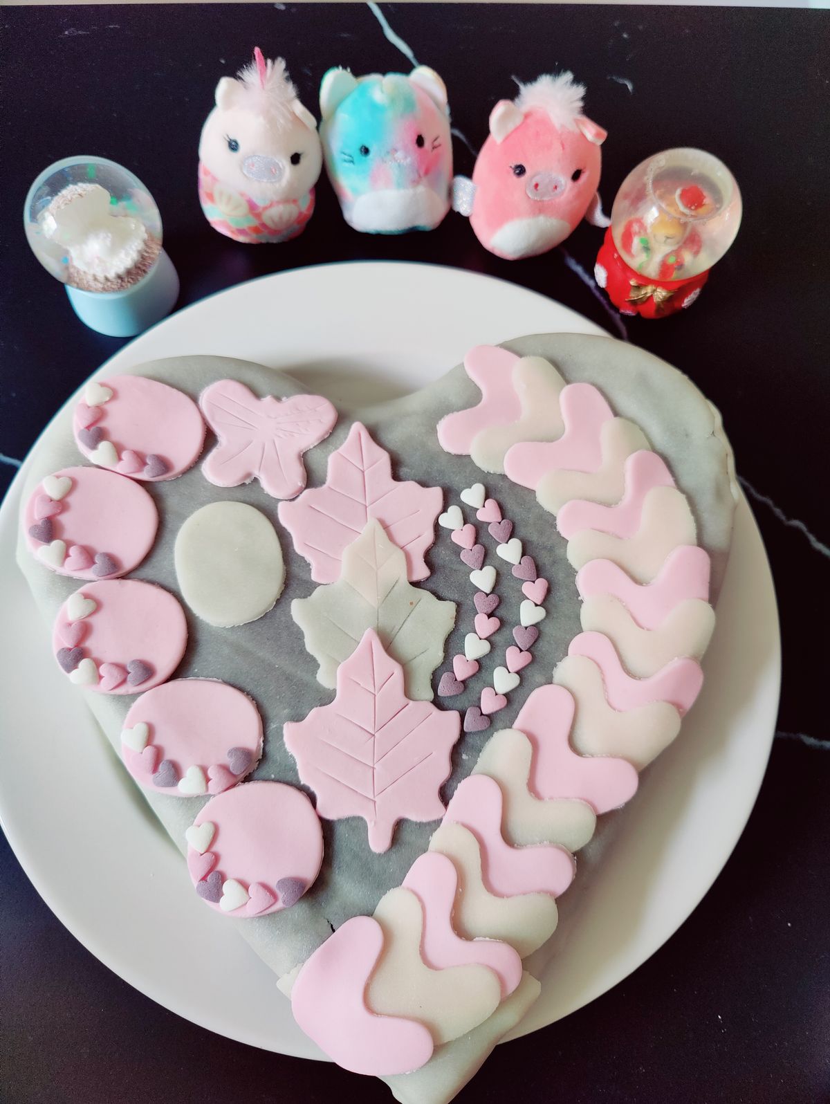 Heart Shaped Eggless Chocolate Cake